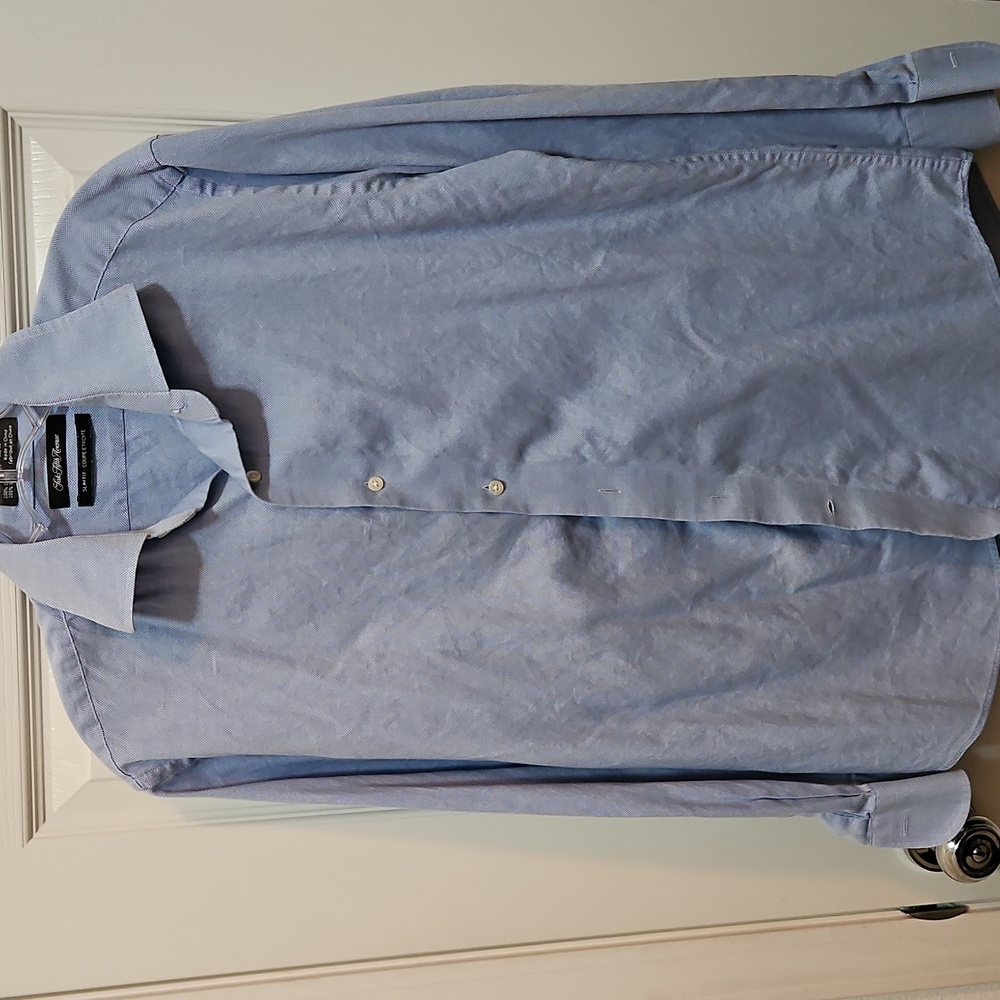 Saks Fifth Avenue Slim Fit Button-down Shirt 15 1/2 - 32/33 - Picture 3 of 9